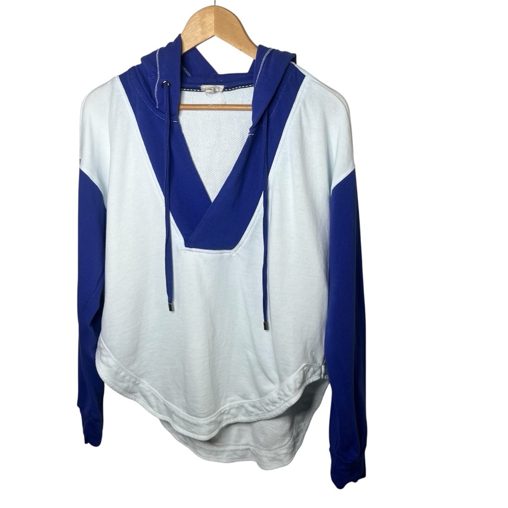 Anthropologie Pilcro Wharfside V Neck Pullover Hoodie Sweater - Picture 5 of 11